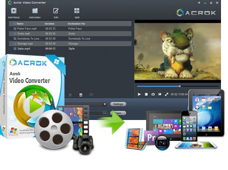Download the free version of Portable Acrok Movie Converter Overall 6. 5